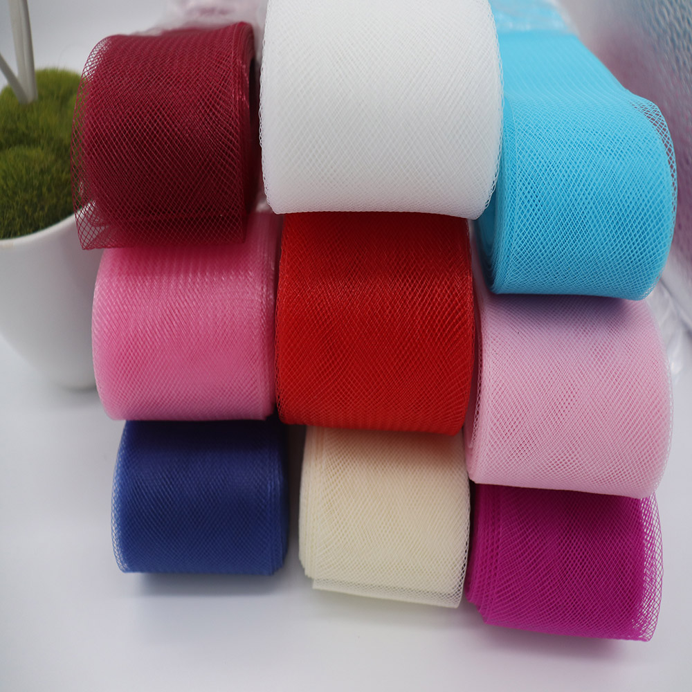 Event Suppliers - Soft Polyester Mesh Ribbon Flat Plain