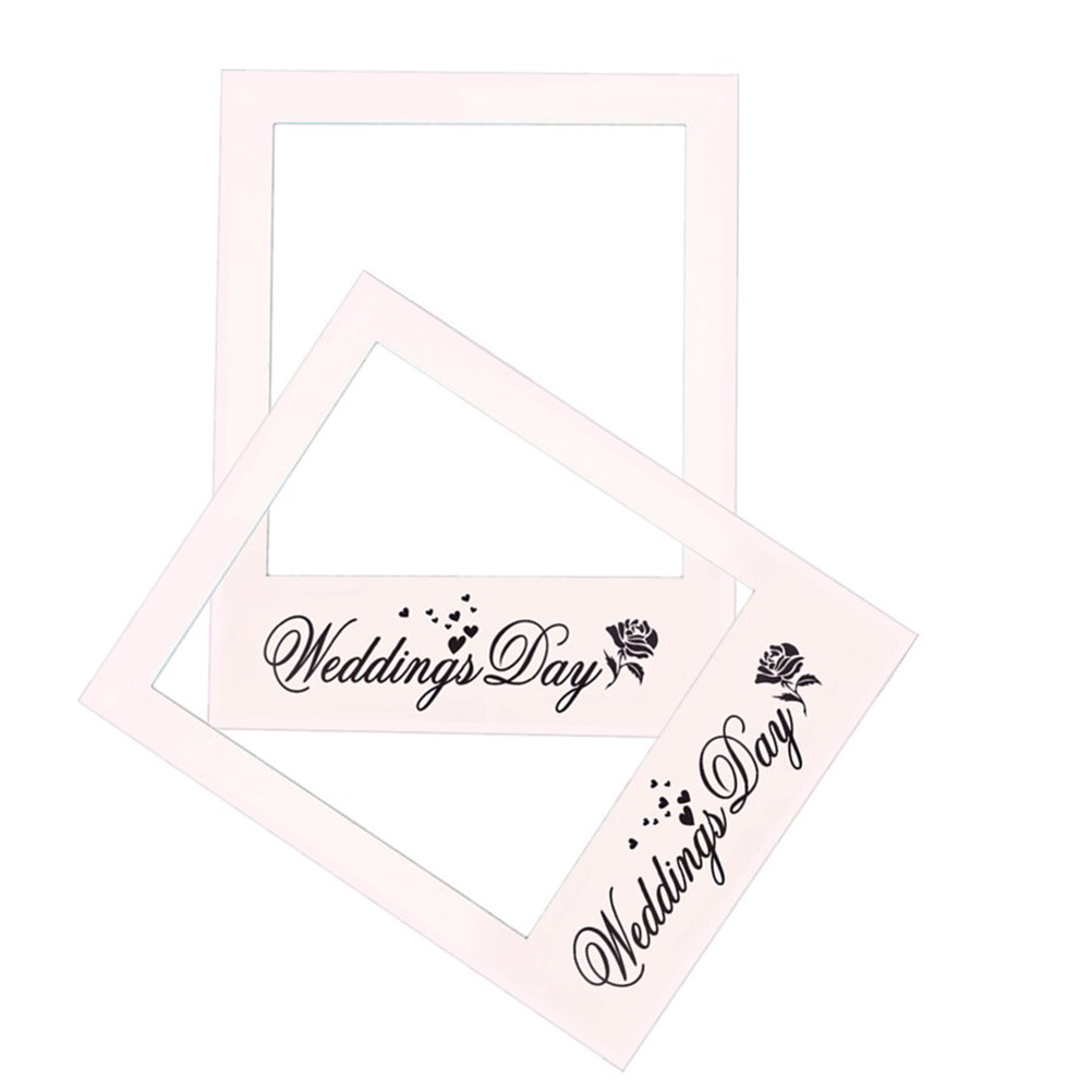 Photo Booth Frame - Wedding Day Photo Frame DIY Photo