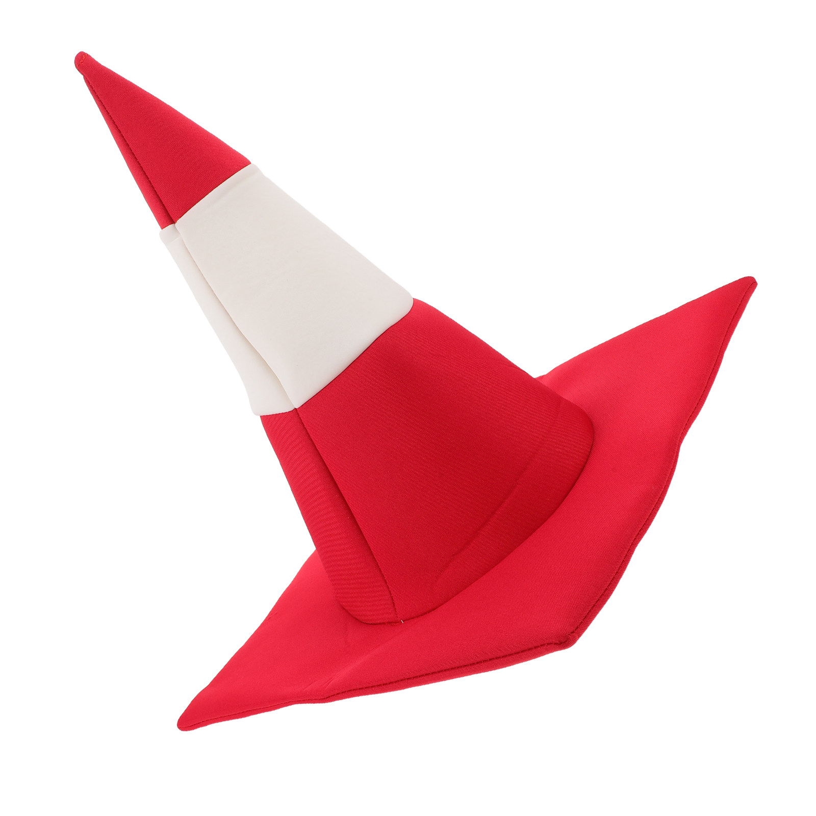 Party Hat Cone - Traffic Cone Hat Red White Novelty