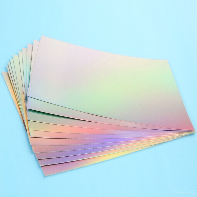 Papercraft Supply Invitation - 10Sheets Laser Cardstock Paper Holographic Thick