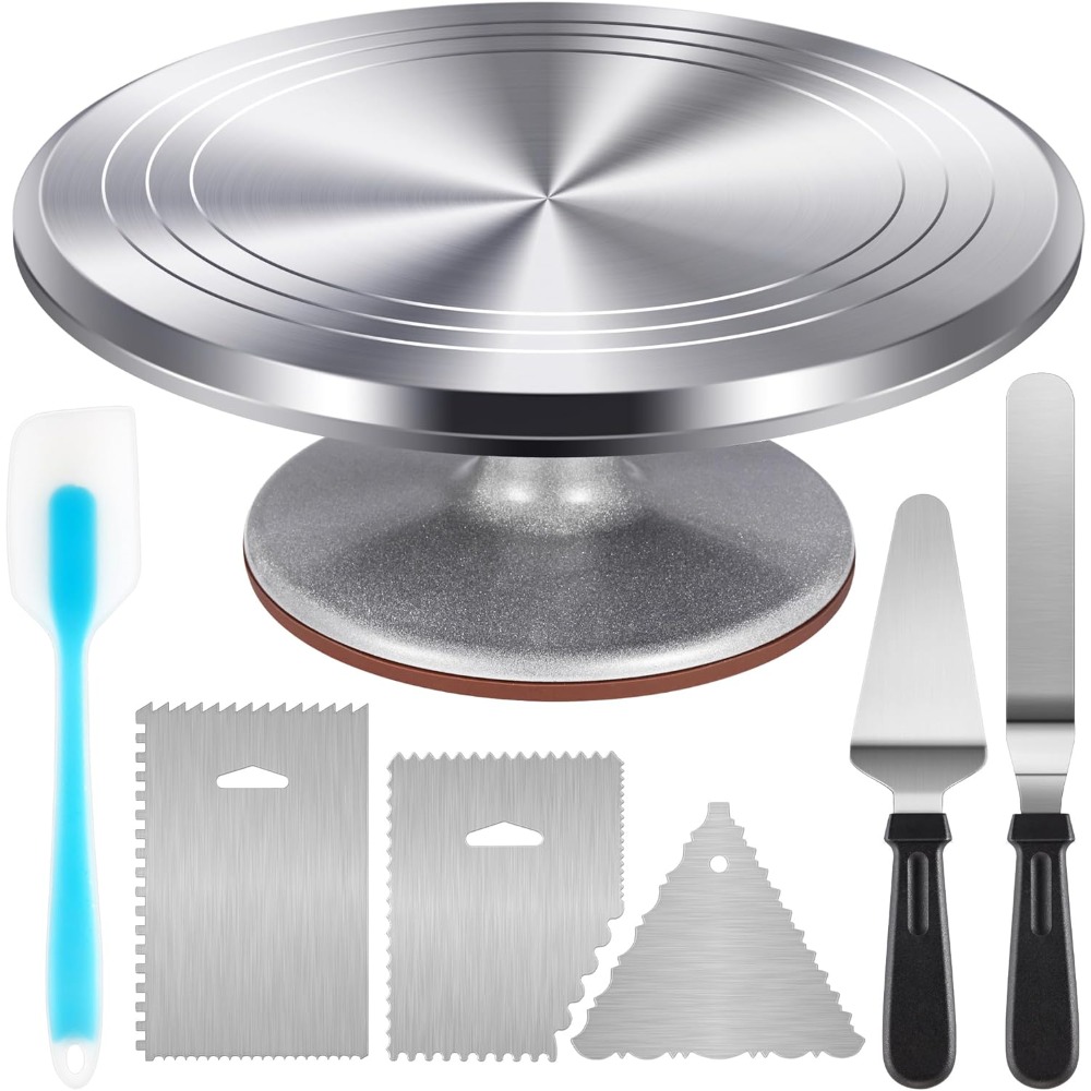 Aluminium Cake Turntable Set w - огляд і ціна Cupcake Stand Tier