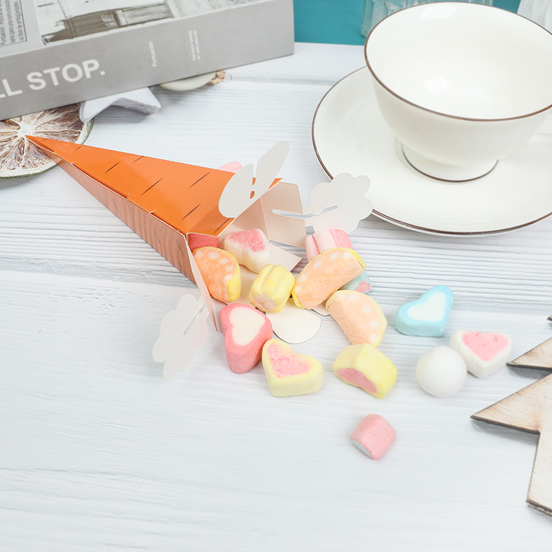 10Pcs Creative Carrot Paper Ca - огляд і ціна Cotton Candy Cone