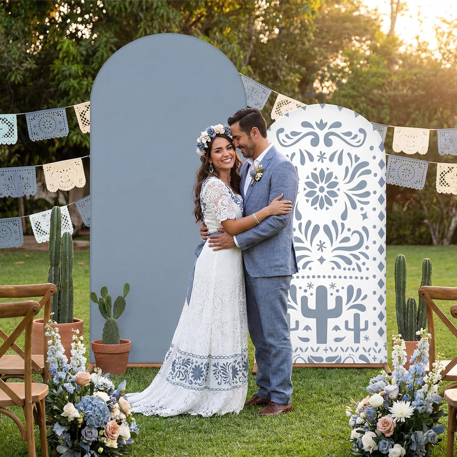 Custom 2-sided Mexico Cielito  - огляд і ціна Dessert Table Backdrop