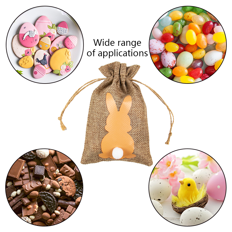 6/12/24pcs Easter Burlap Candy - огляд і ціна Cotton Candy Cone