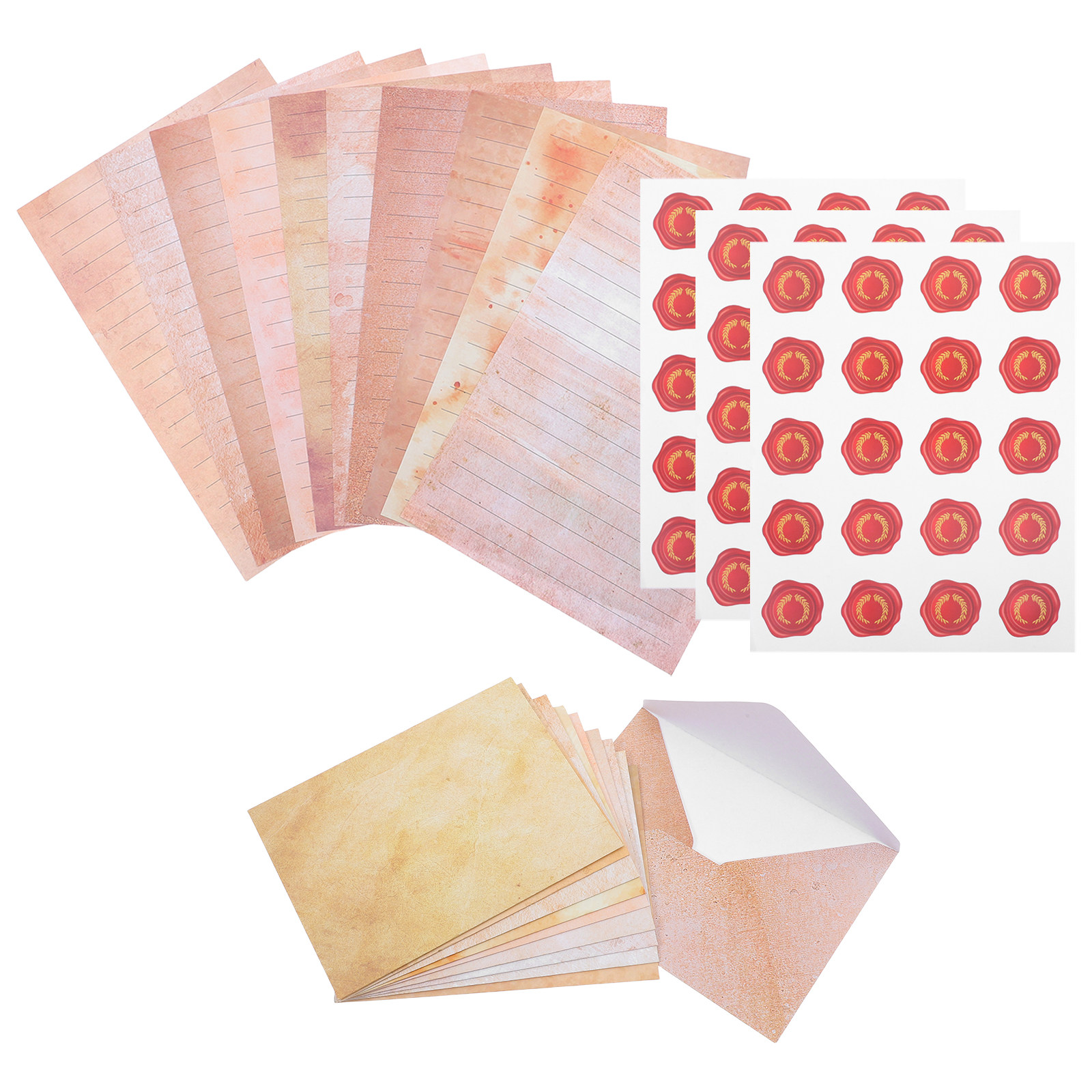 1Set Vintage Letter Stationery - огляд і ціна Papercraft Supply Invitation