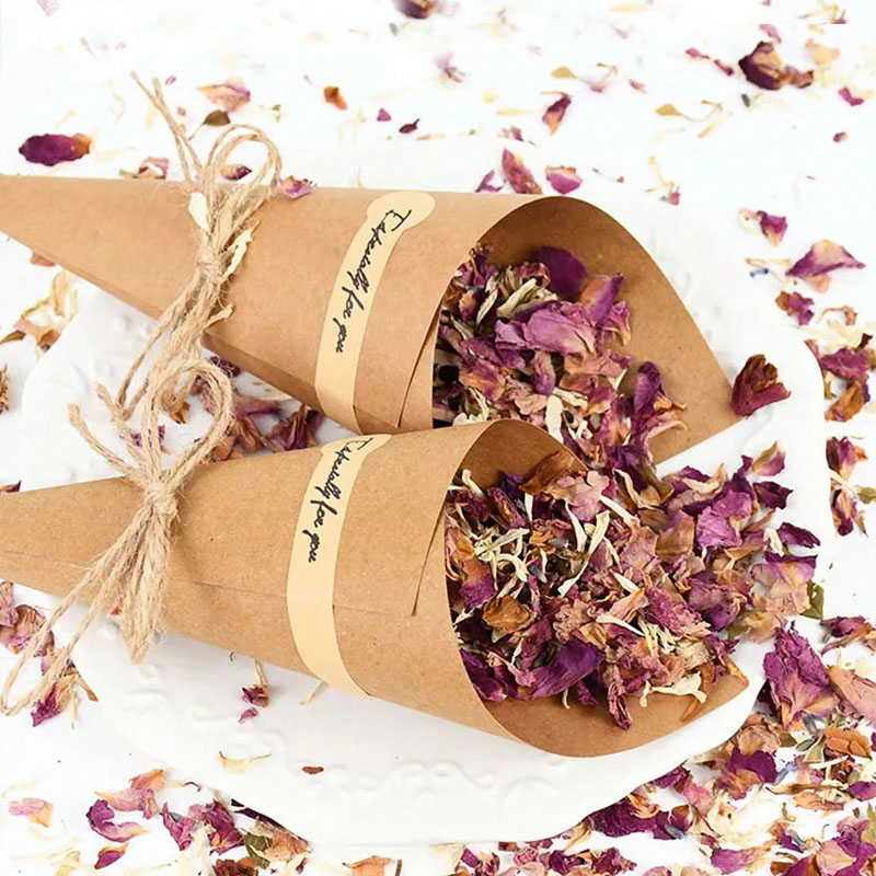 100pcs DIY Natural Kraft Paper - огляд і ціна Cotton Candy Cone