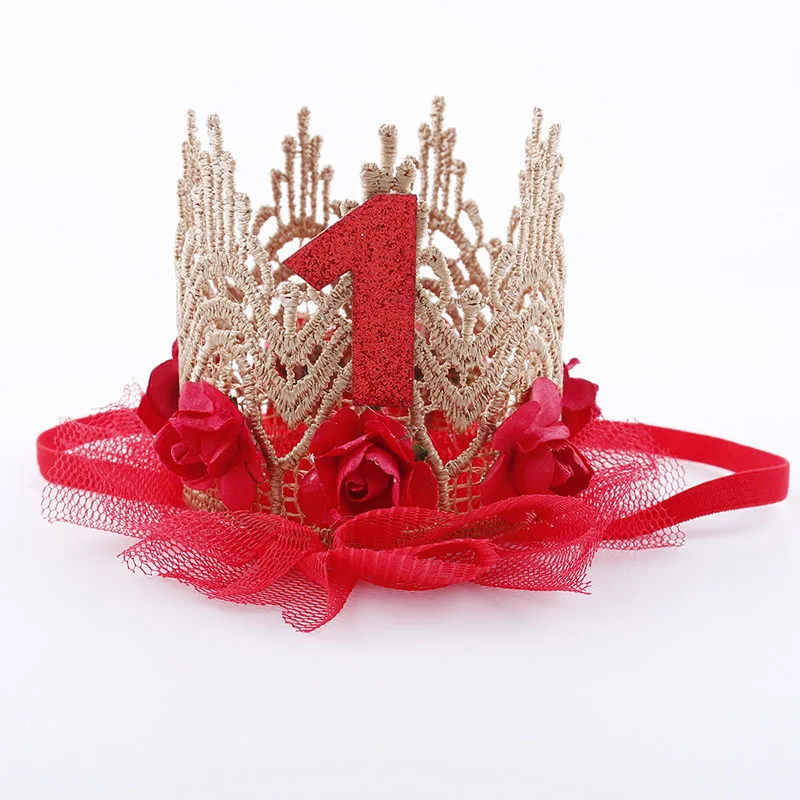 1st Birthday Crown Hat Flower  - огляд і ціна Party Hat Cone
