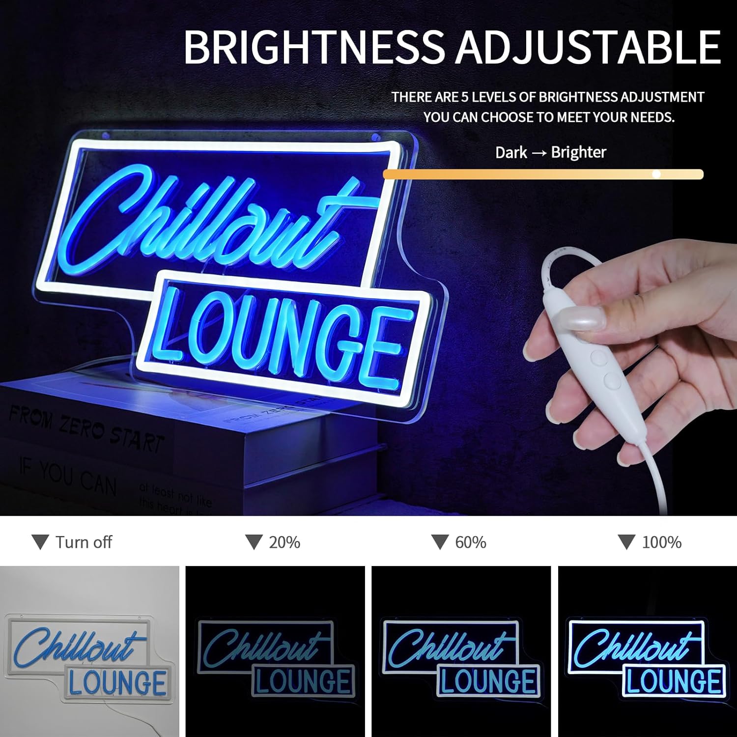 Chillout Lounge Neon Sign USB  - огляд і ціна Neon Sign Party